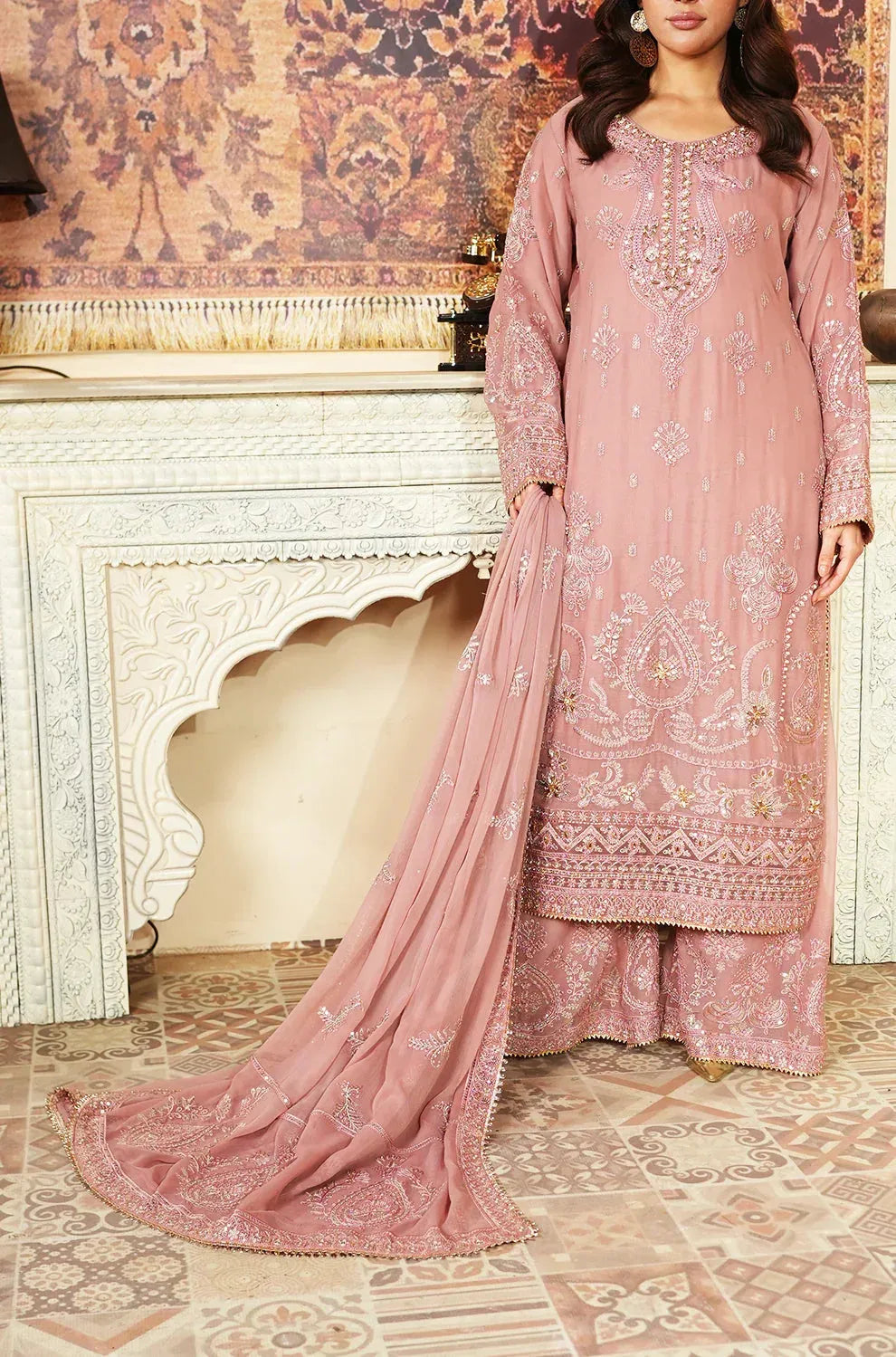 Zarqash Pink (3Pc)
