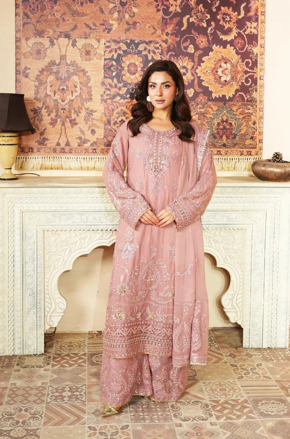 Zarqash Pink (3Pc)