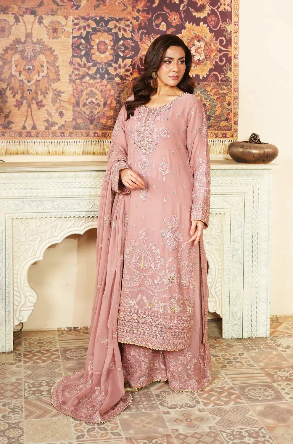 Zarqash Pink (3Pc)